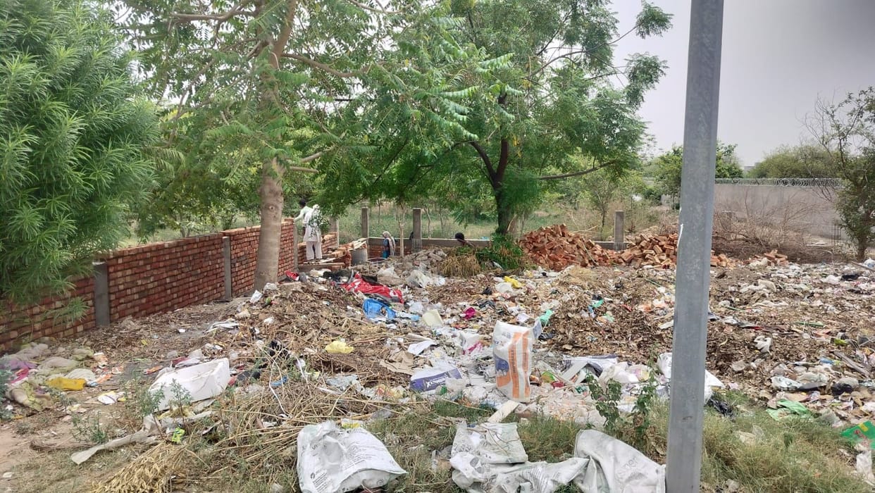 Construction of dumping point begins in Civil Hospital, sanitation system will be strengthened