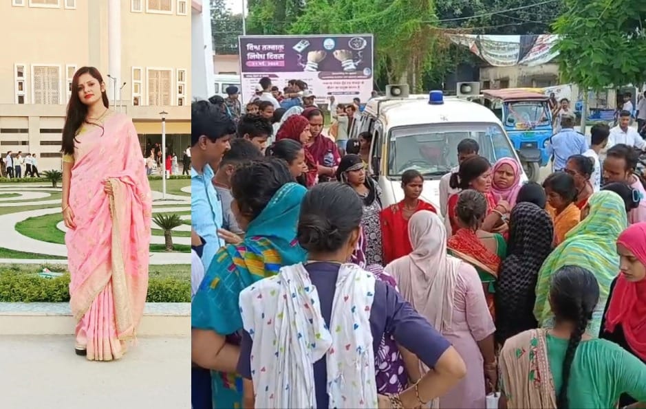 muzaffarpur bdo wife amrita kumari suspicious death husband murder allegation fsl investigation