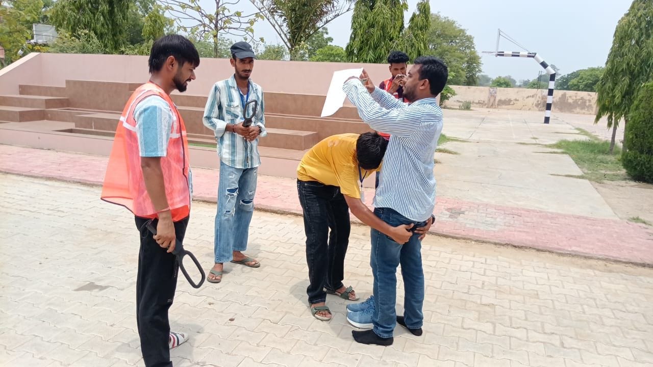 3,458 candidates took the Level-3 exam at 13 centers in Mahendragarh.