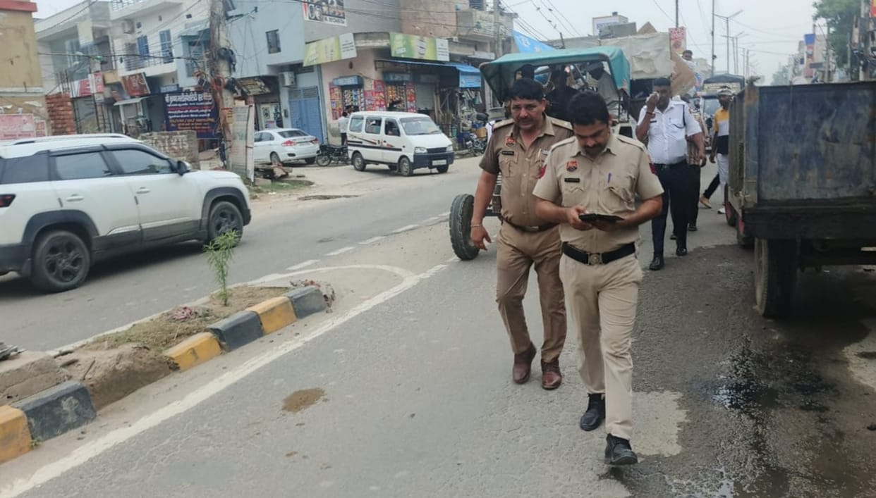 Encroachments removed from Railway Road to GT Road flyover.