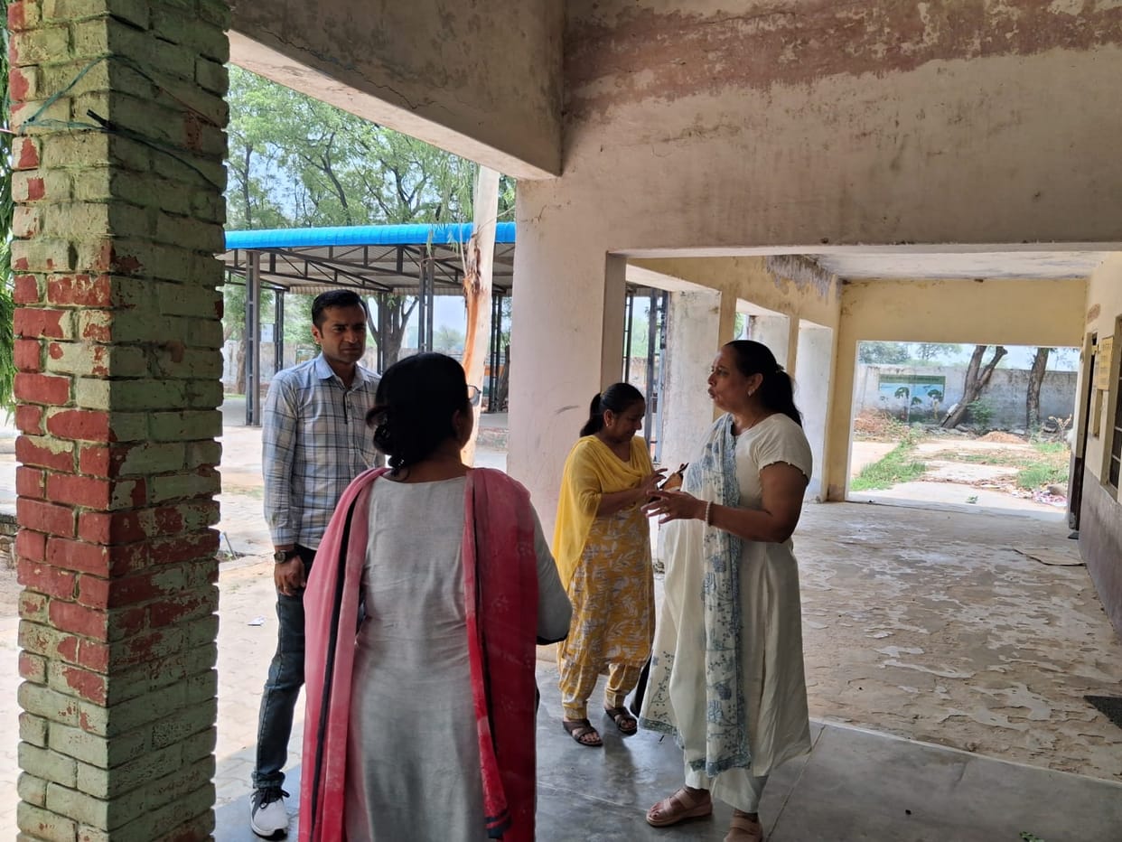 DEEO inspected seven schools and checked the arrangements