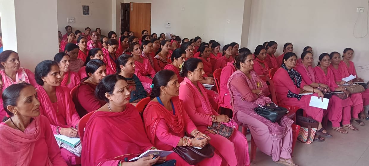 Pledge taken to unite against drug abuse at Ghumarwin Civil Hospital.