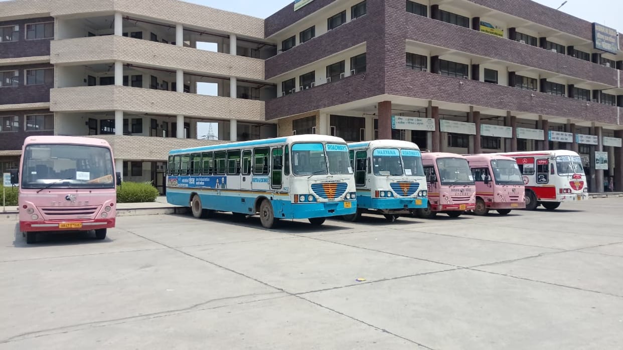Buses started for students from the new bus stand