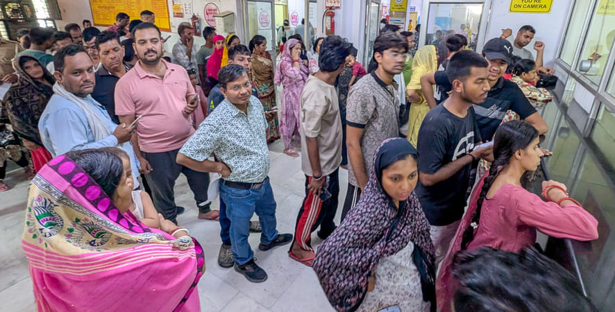 Skin disease cases rise by 20% due to heat, humidity, and pollution.