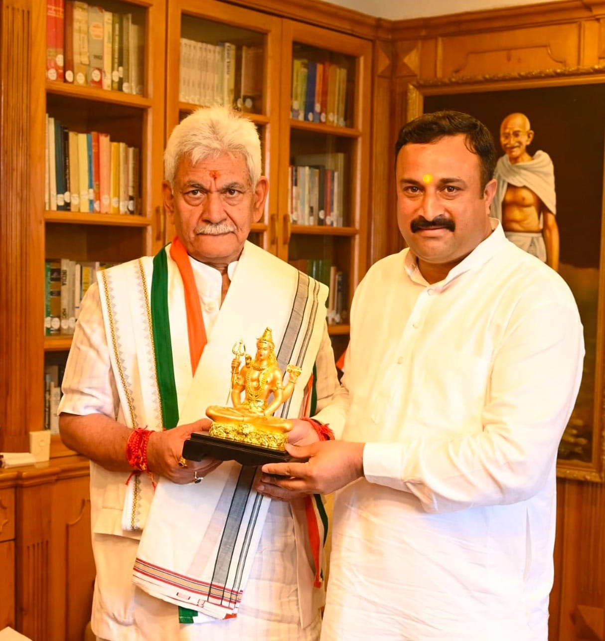 Srinagar, Rohit Shastri, Meet, LG Manoj Sinha