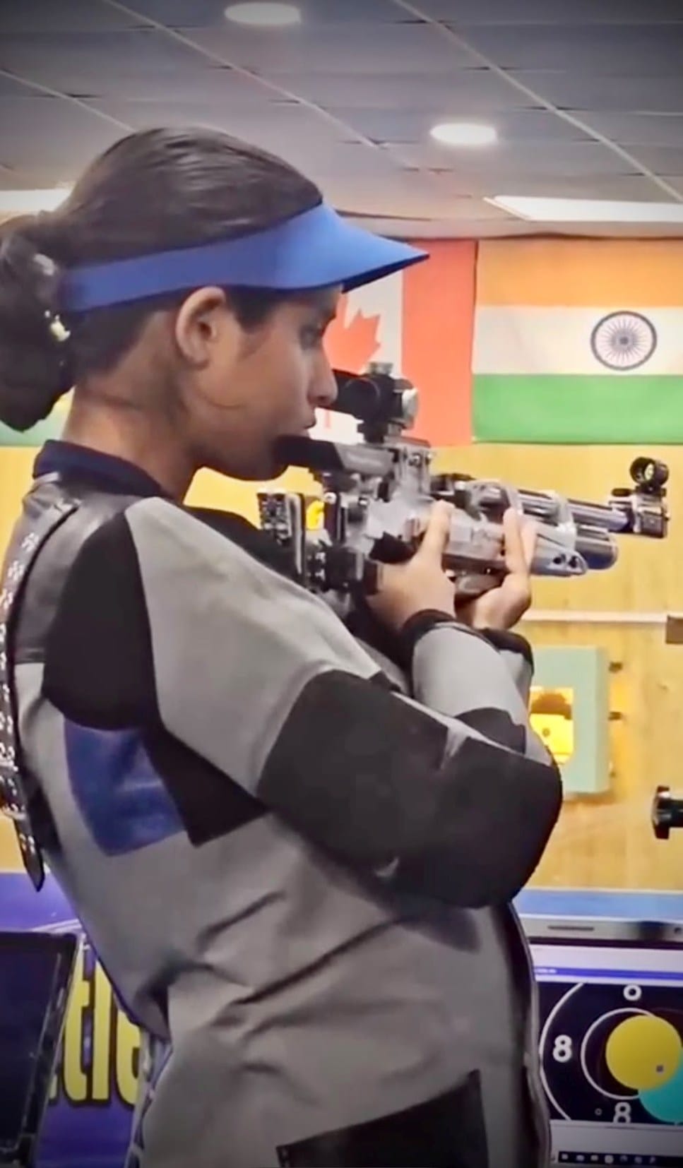 Aakriti won a gold medal at the national shooting competition.