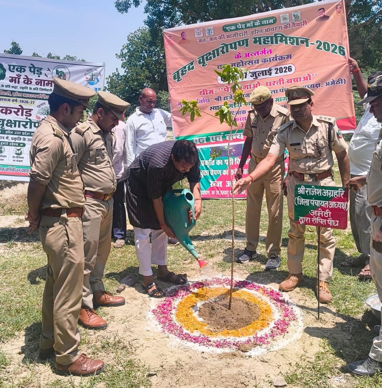 Along with planting trees, ensure their conservation as well.