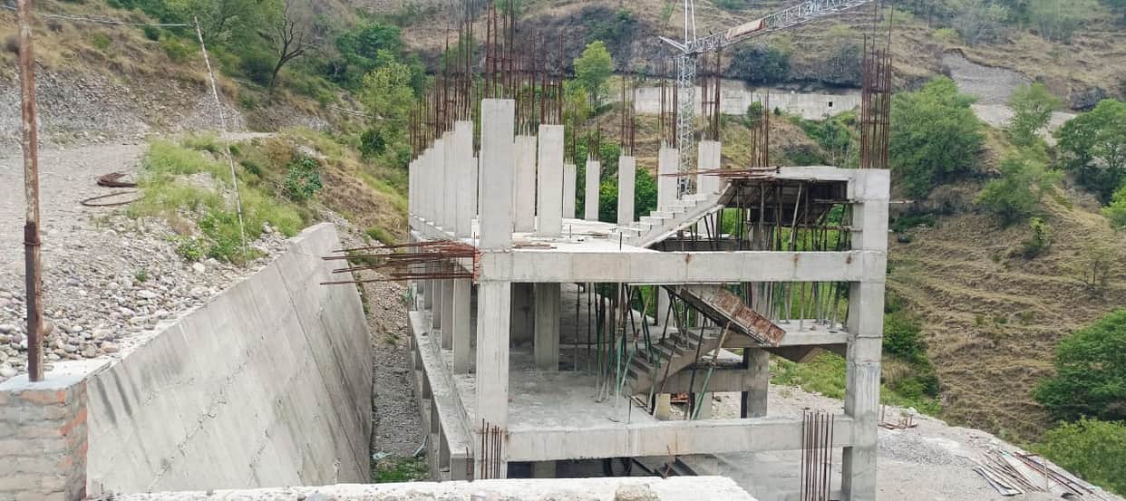 Construction of the ITI Utpur building stalled due to lack of funds.