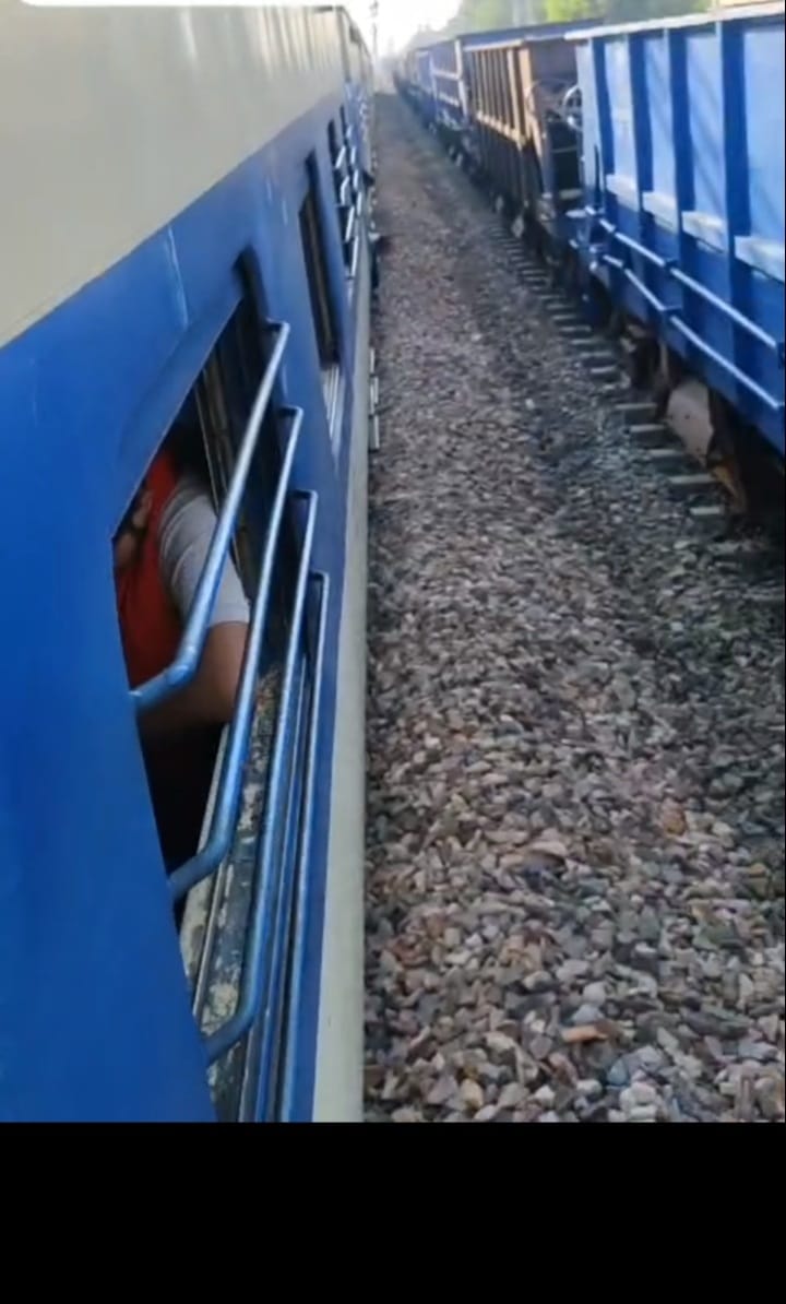 Passenger standing ahead of the platform edge; video goes viral.