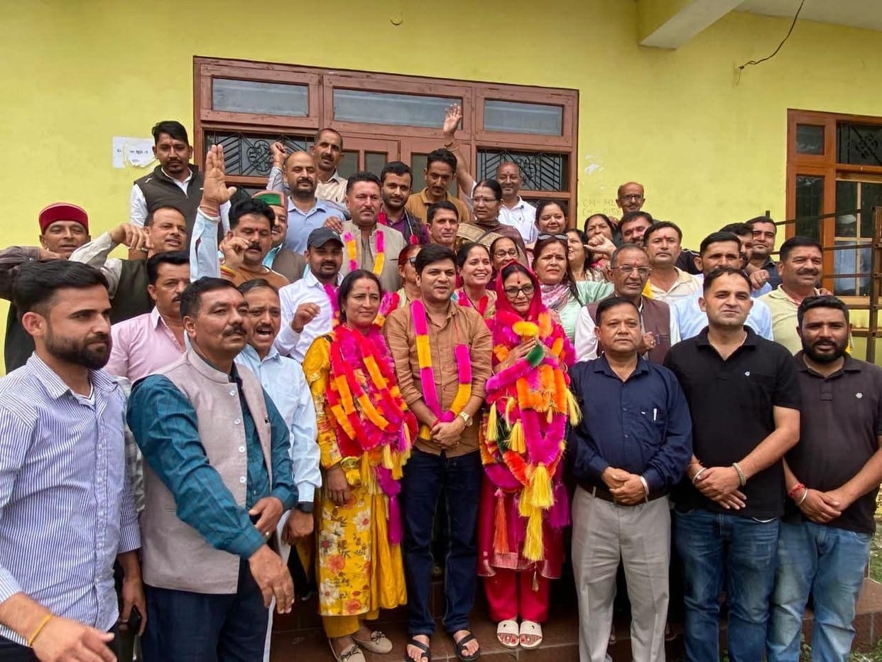 Veena joined the BJP in the morning and became the Chairperson of the Churag Panchayat Samiti in the afternoon.