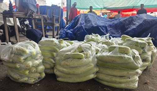 Ban on single-use plastic exists only on paper; rules are being blatantly flouted at the vegetable market.