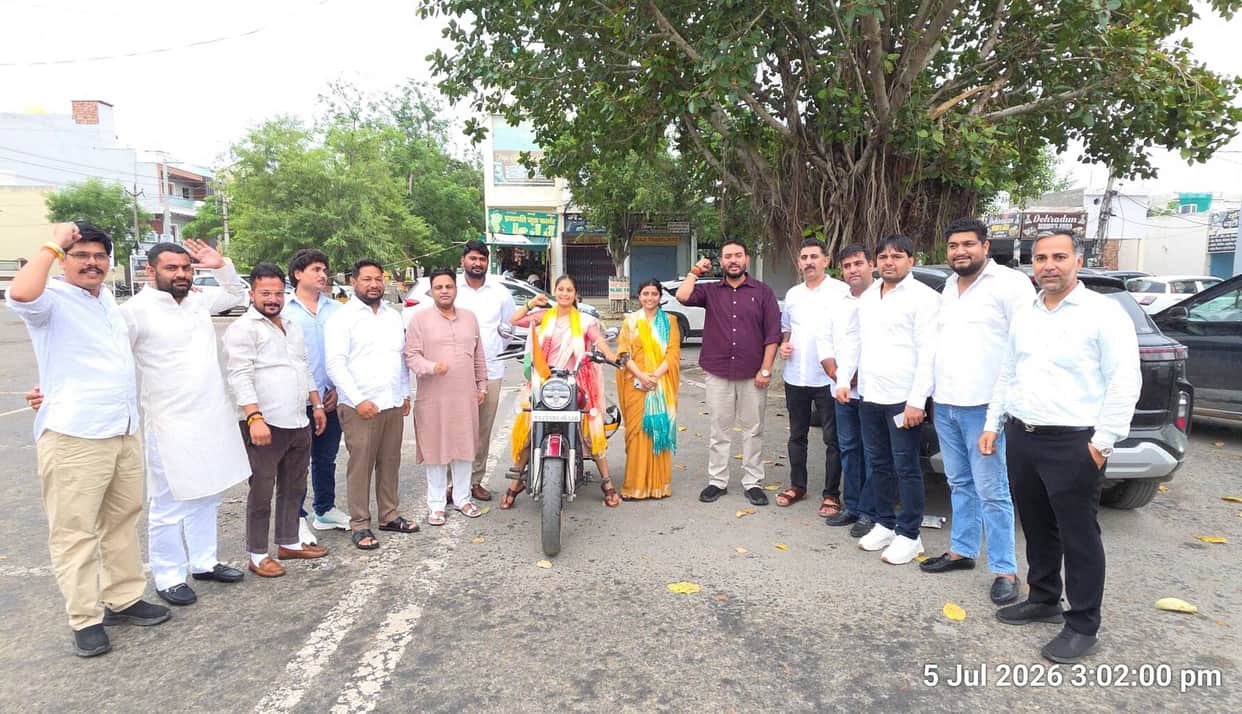 Tapasi Upadhyay, founder of Mission Healthy Bharat, welcomed in Gohana.