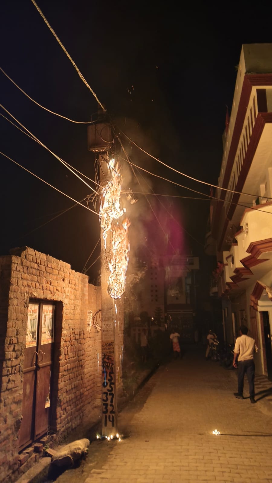 Power supply falters amidst scorching heat.