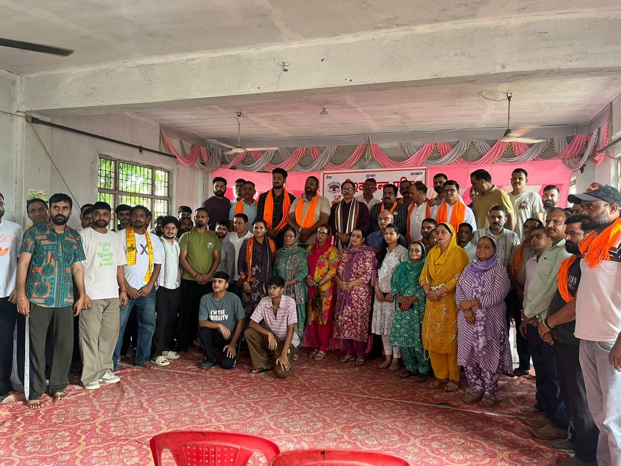 VHP-Bajrang Dal public meeting against conversion and drugs in Ghumarvin