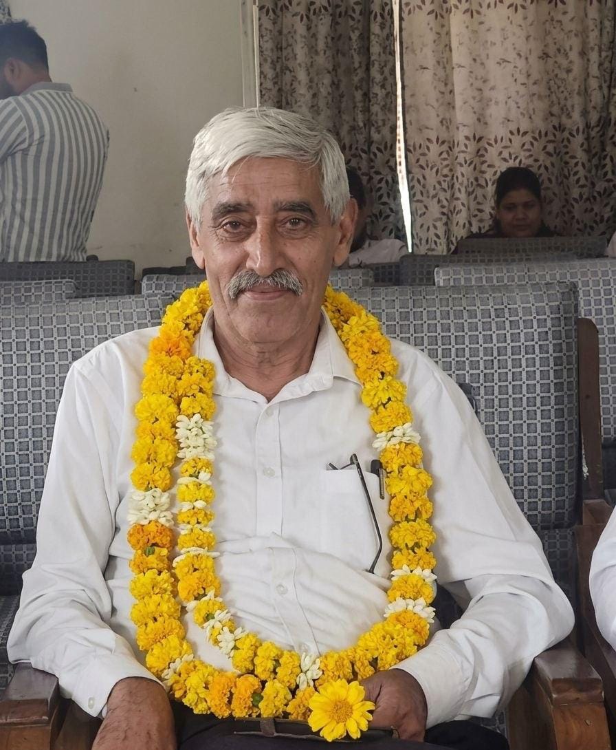 Shyam Lal Thakur becomes President of the Bilaspur District Bar Association for the second time.