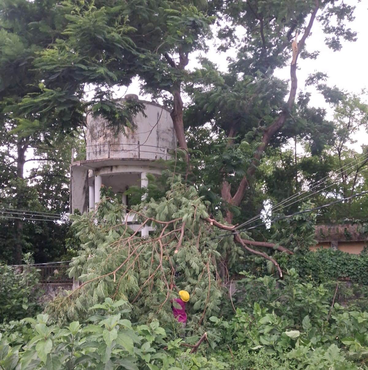 Just a short circuit and some transformers blew up, power out in 150 villages