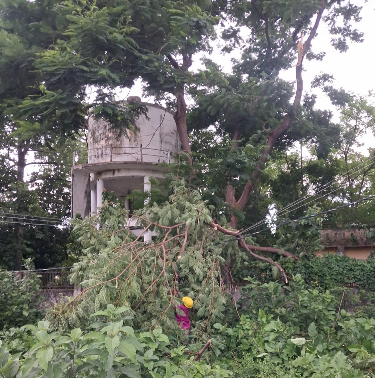 Just a short circuit and some transformers blew up, power out in 150 villages