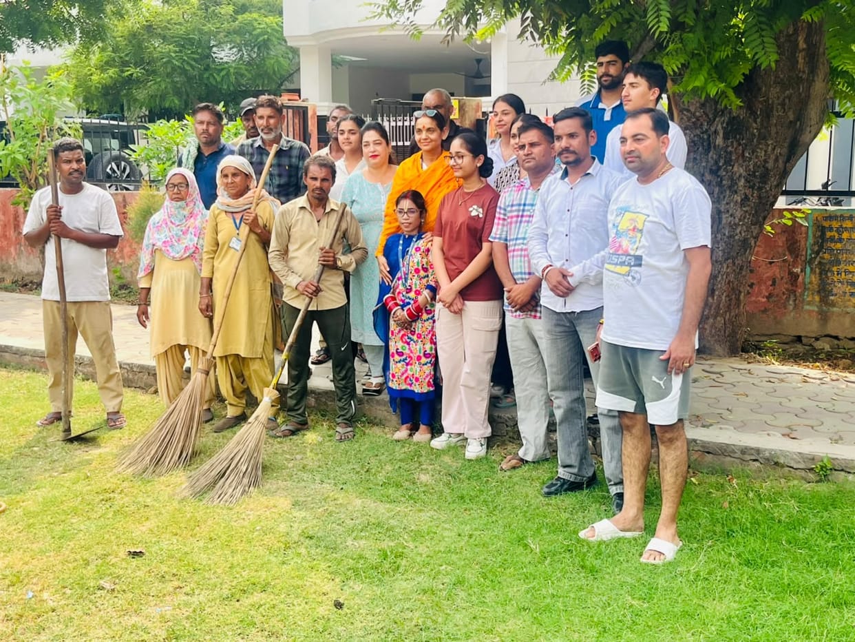Conducted a cleanliness drive alongside a tree plantation initiative