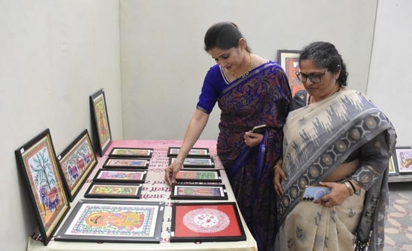 Unique artworks were the highlight of the exhibition.