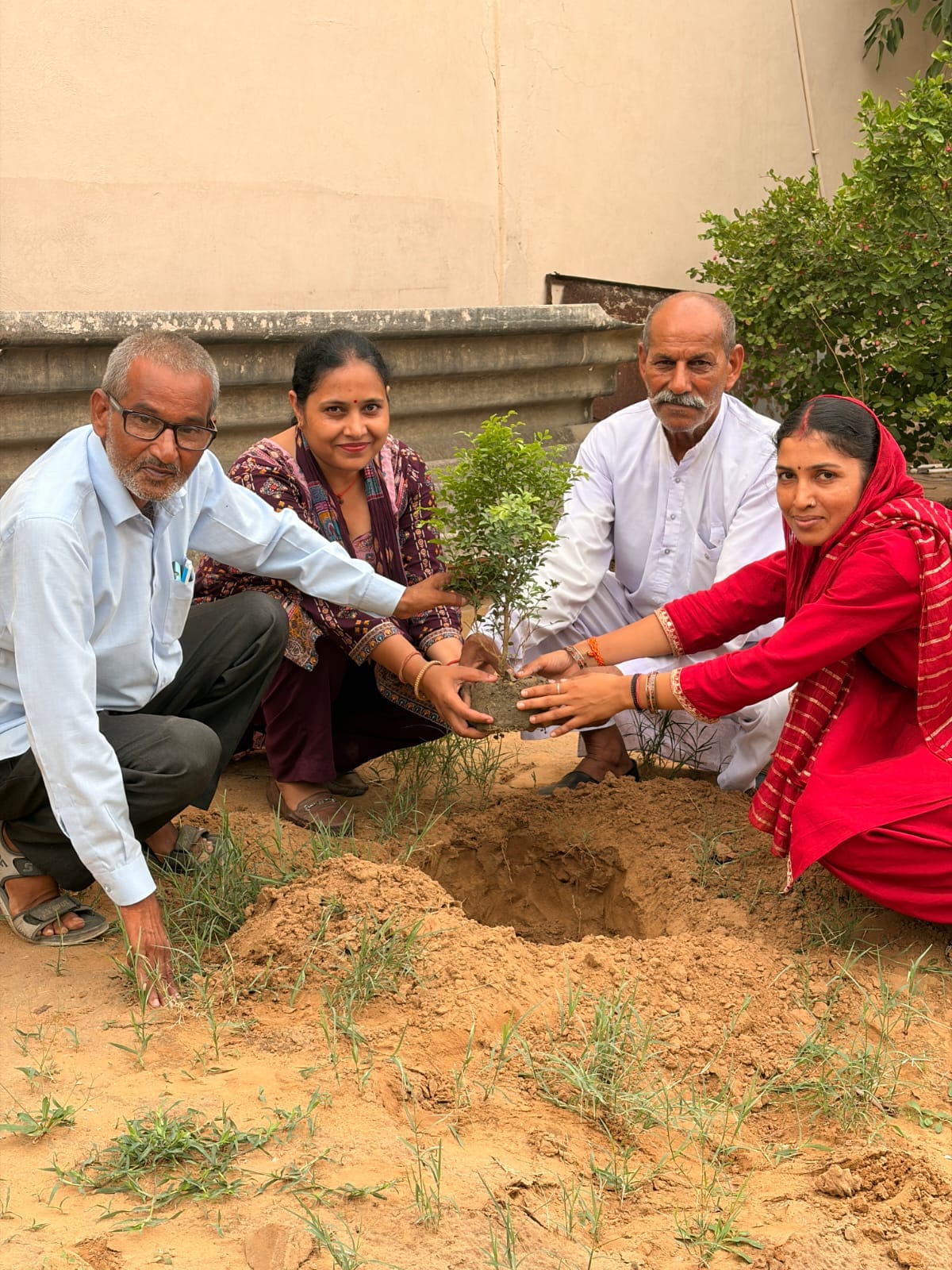 Took a pledge to plant trees and protect them.