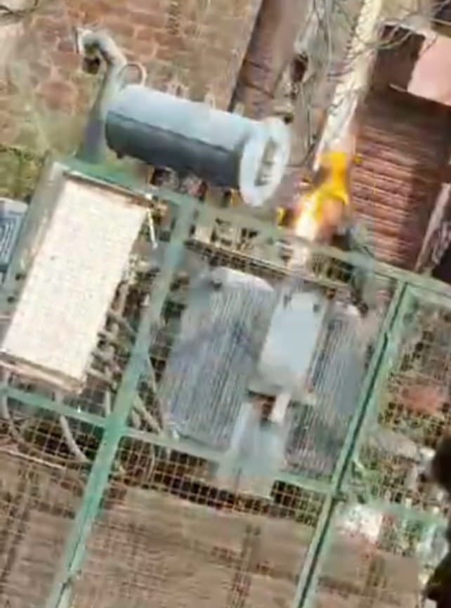 Youth enters transformer safety enclosure, suffers burns from electric shock.