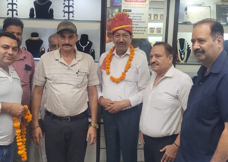 Subhash Chandra Gauri becomes District President of the Jewellers' Association