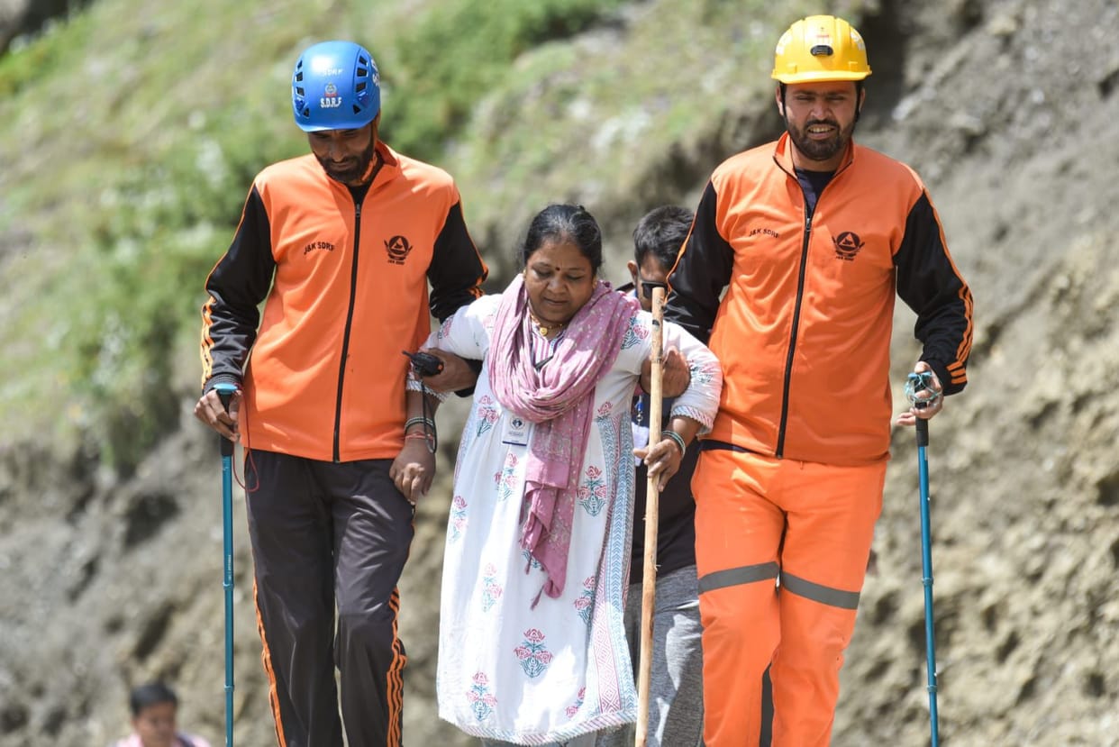 Srinagar, Mountain Rescue Teams, Help Pilgrims, Shri Amarnath Yatra