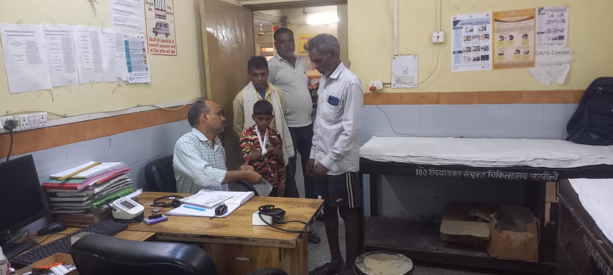 Atrauli's 100-bed combined hospital relies on three doctors.