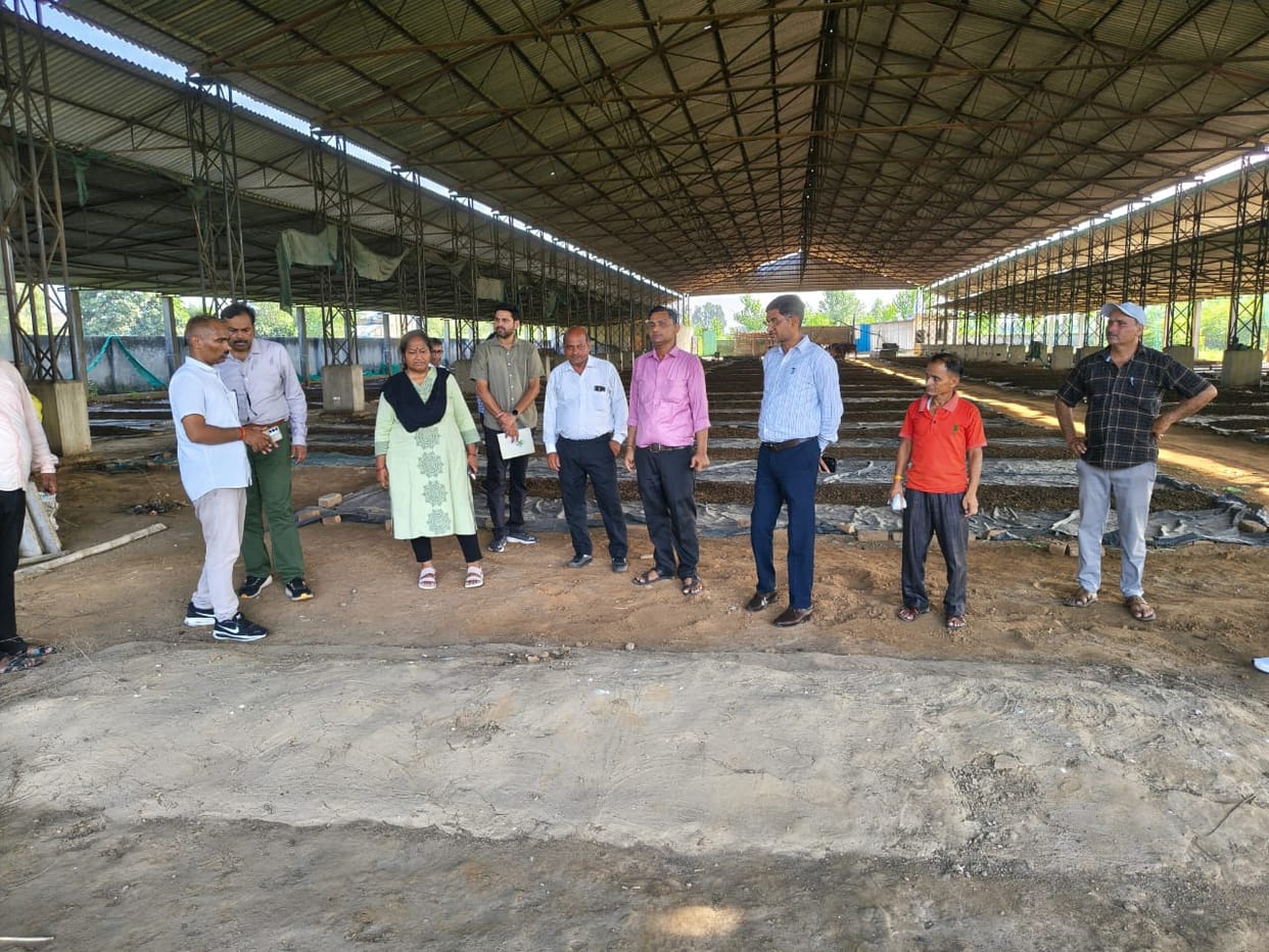 Joint Director of Agriculture inspected crops and DSR paddy.