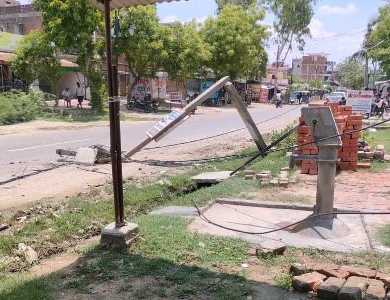 Power supply to 80 villages remained disrupted for 12 hours
