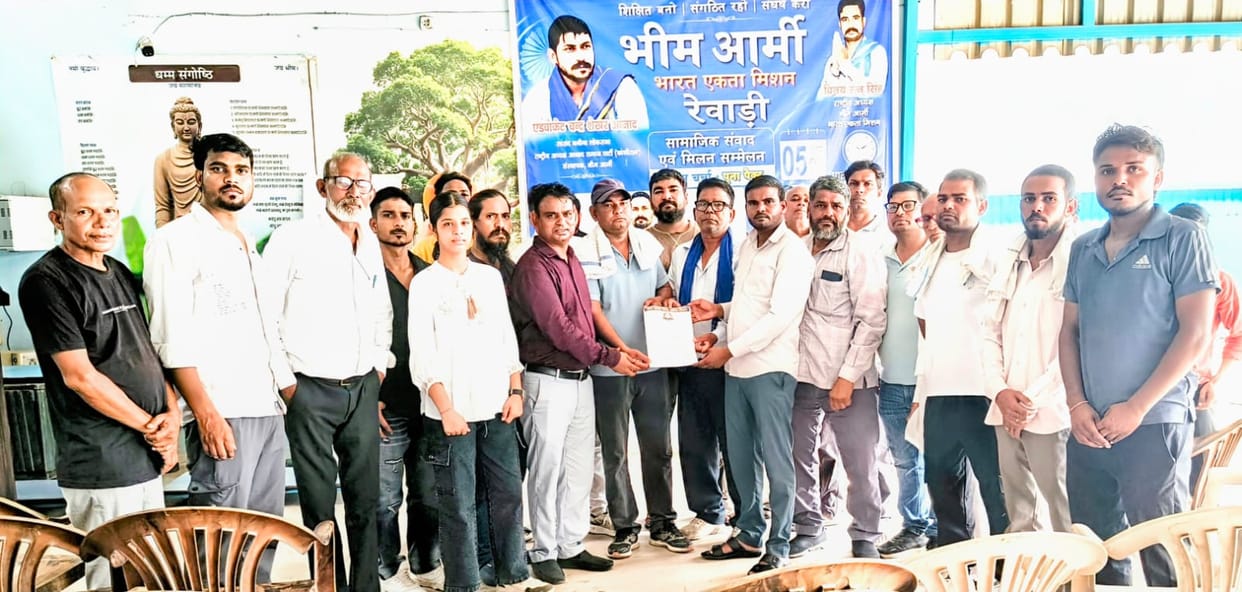 Omprakash appointed Secretary of Bhim Army Bharat Ekta Mission.