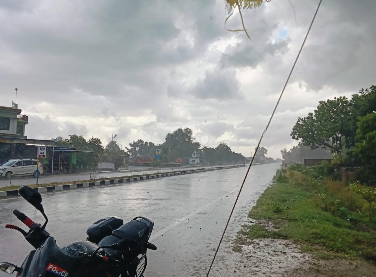 After humidity, rain changed the mood of the weather, relief from drop in temperature