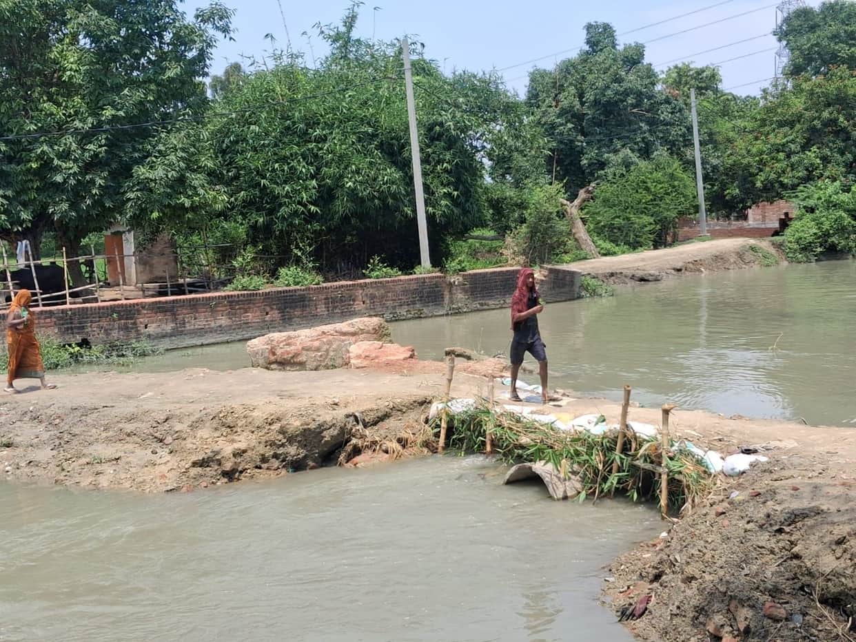 Sharda Canal water disrupted due to temporary route