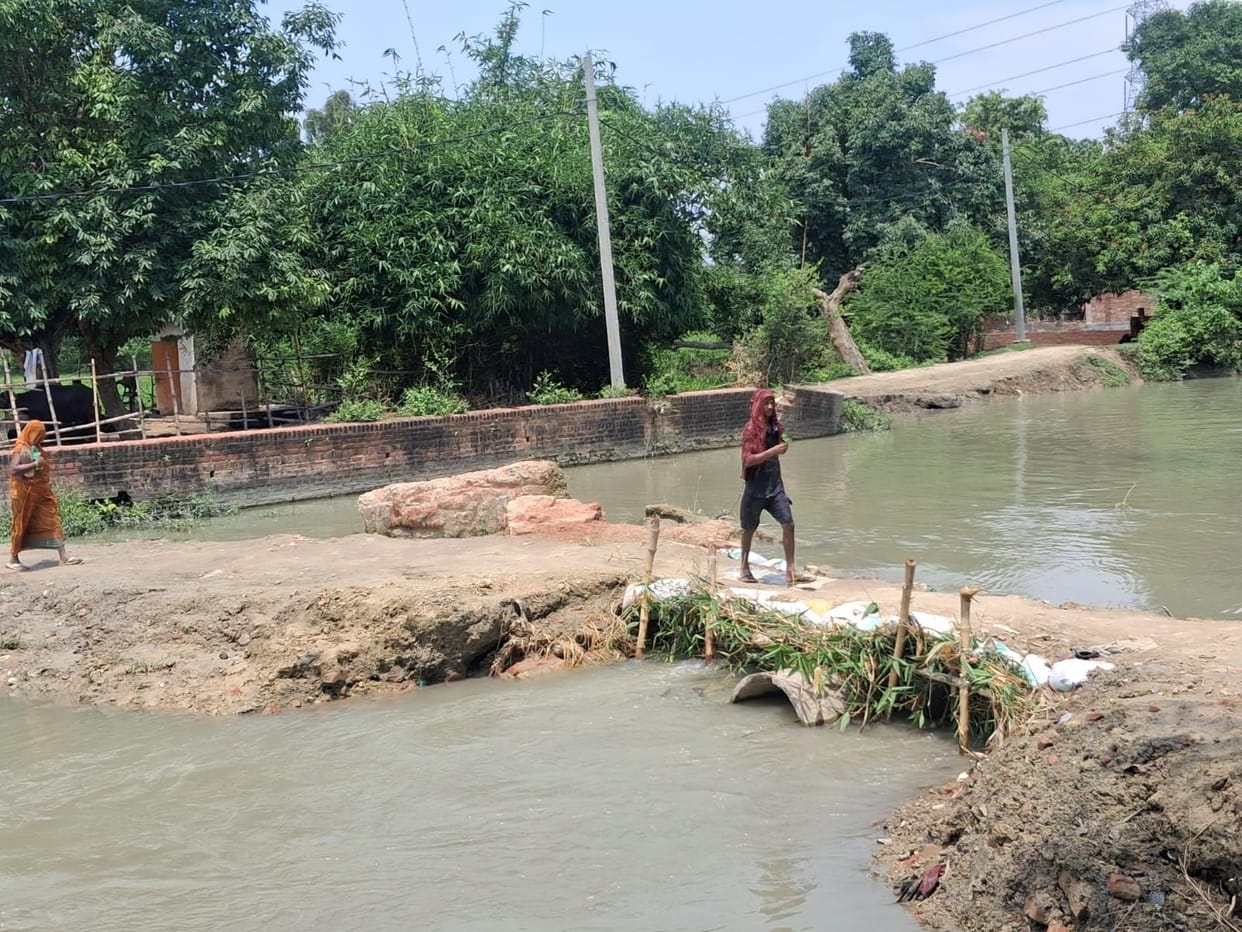 Sharda Canal water disrupted due to temporary route
