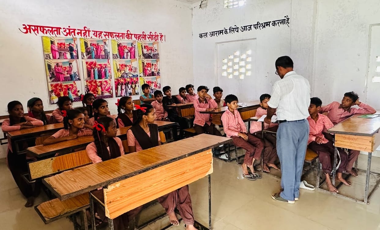 The education of 313 students in two composite schools is dependent on five teachers
