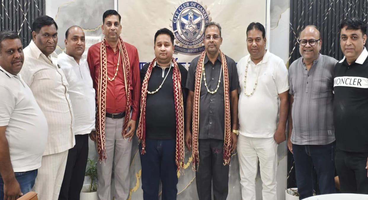 Sandeep Singhal becomes President of City Club of Gannaur.