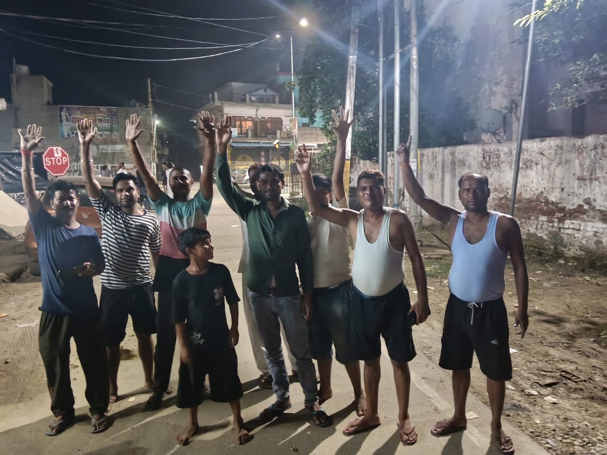 Consumers staged a protest at the electricity substation.
