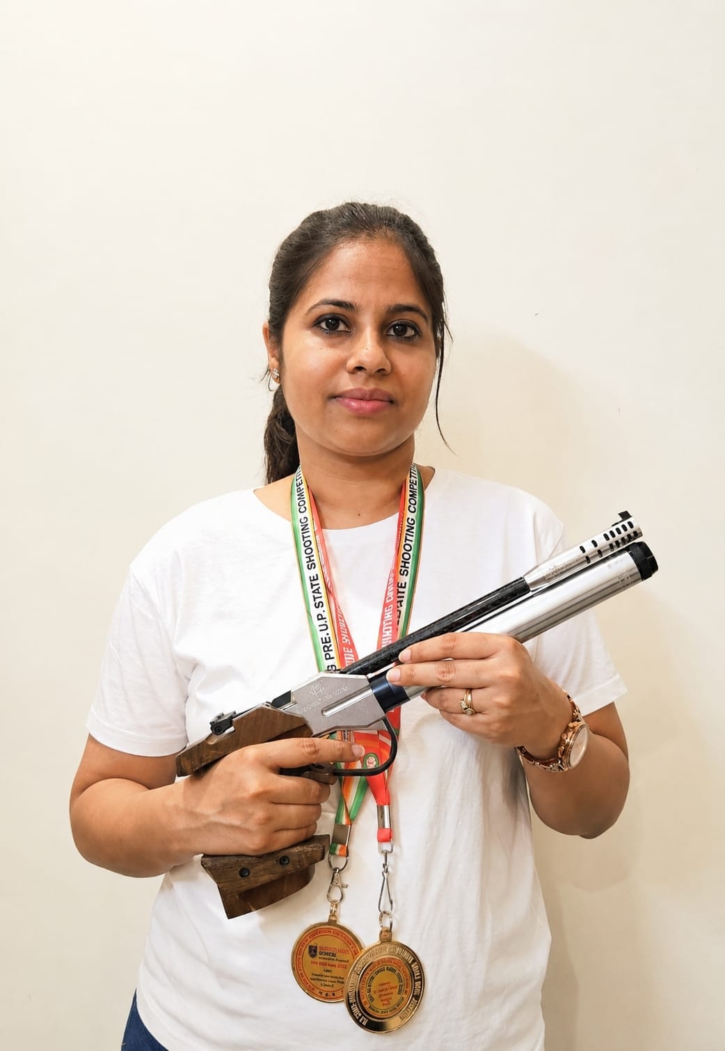 Women are setting new benchmarks in shooting while balancing family and career.