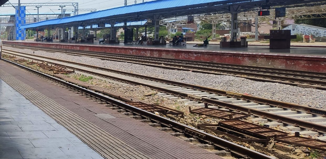 The track at platform number two will be made of concrete