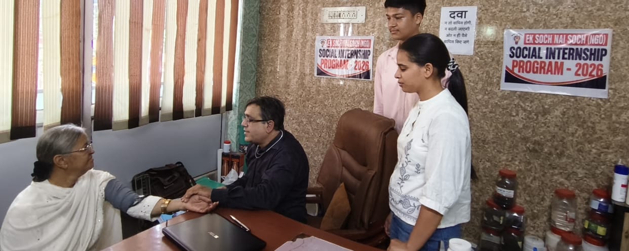 150 people were examined in the camp