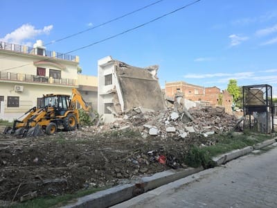 The pond land was vacated on the orders of the High Court