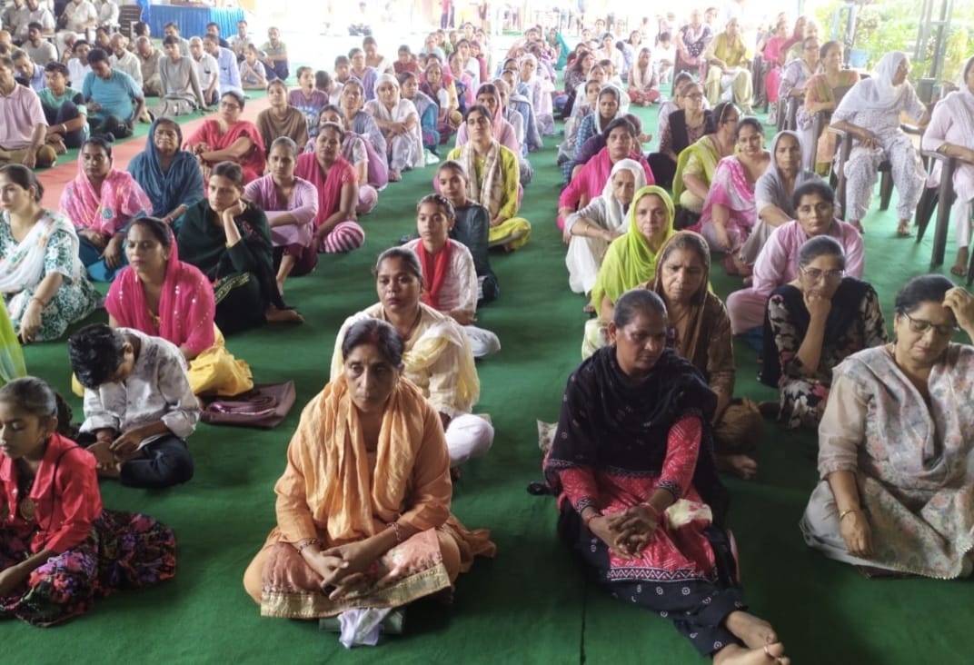 The importance of devotion was explained to the devotees