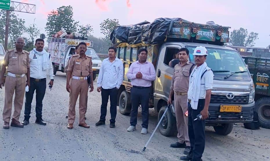 Four overloaded vehicles seized; reflectors installed on 15 tractor-trolleys.