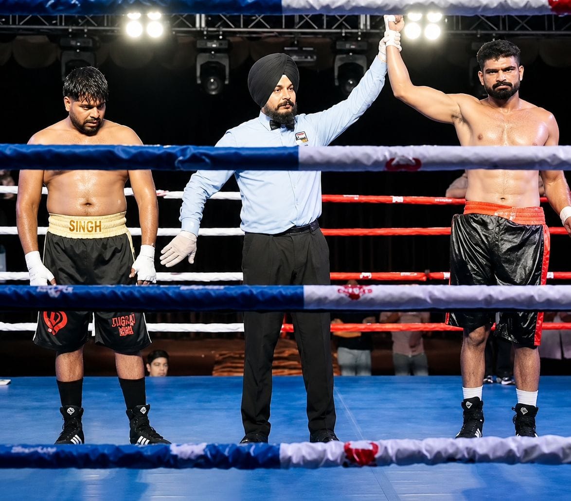 Jind boxer Ashish Ahlawat shines in Dehradun, wins ninth consecutive fight