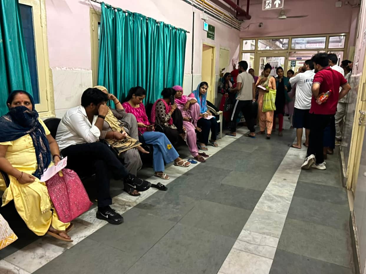 Civil Hospital radiologist on leave; patients inconvenienced as ultrasound services are suspended.