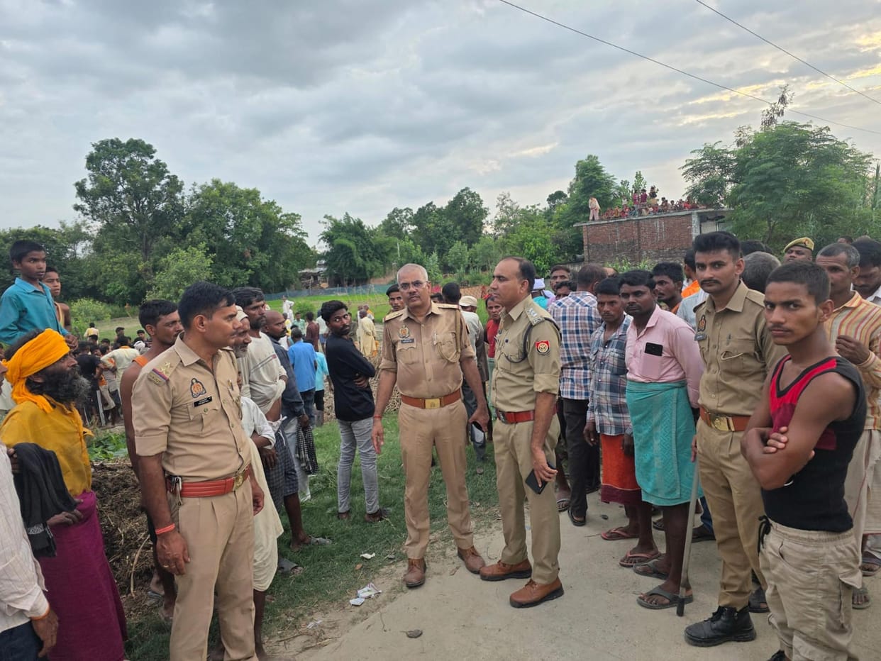 Child dies in accident; protest held with body placed on the road.