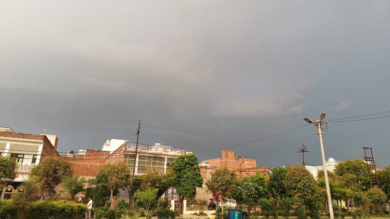 Overcast skies prevailed throughout the day; no relief from the humidity.