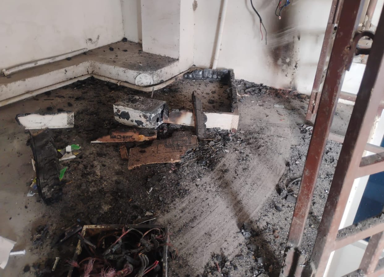Fire breaks out at private hospital center due to short circuit