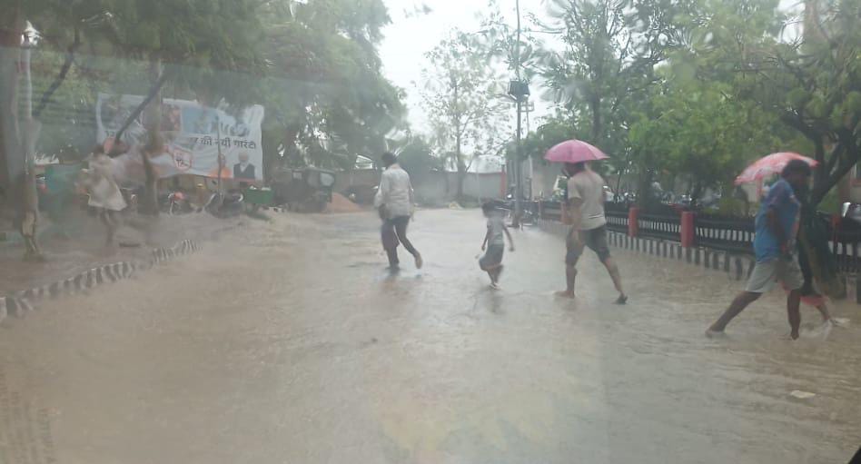 While the rain brought smiles to farmers' faces, it left city dwellers in tears
