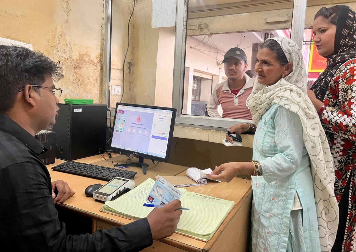 Activating the 'Happy Card' has become a challenge; the burden of thousands rests on just one machine.
